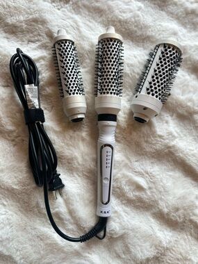 K&K White Hot Brush Set - 3 Brush Heads